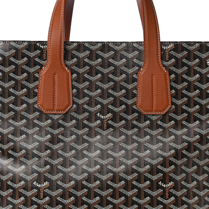 Goyard Goyardine Voltaire III Tote Black Gold 7 of 9