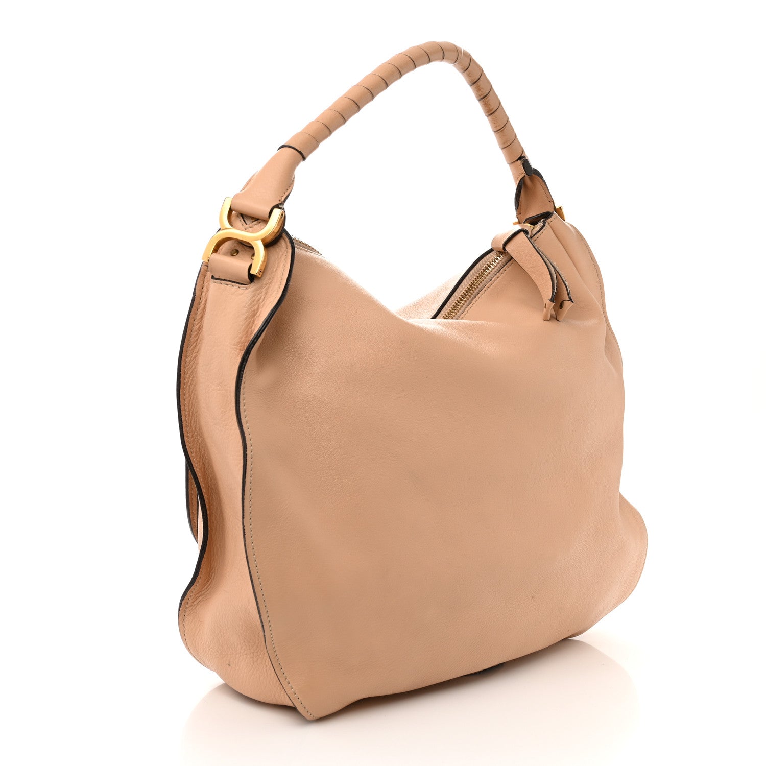 Chloe Calfskin Large Marcie Hobo Nude 3 of 23