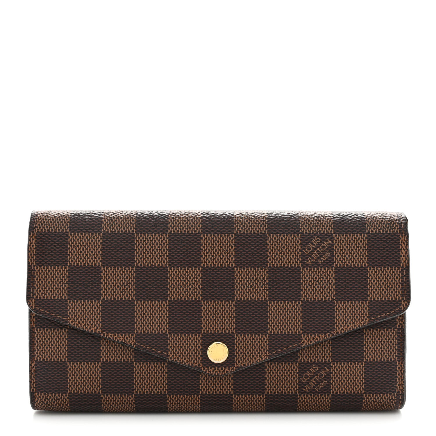 Louis Vuitton Damier Ebene Sarah Wallet NM 1 of 6