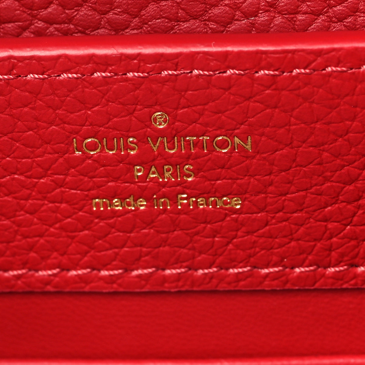 Taurillon Mini Capucines Scarlet