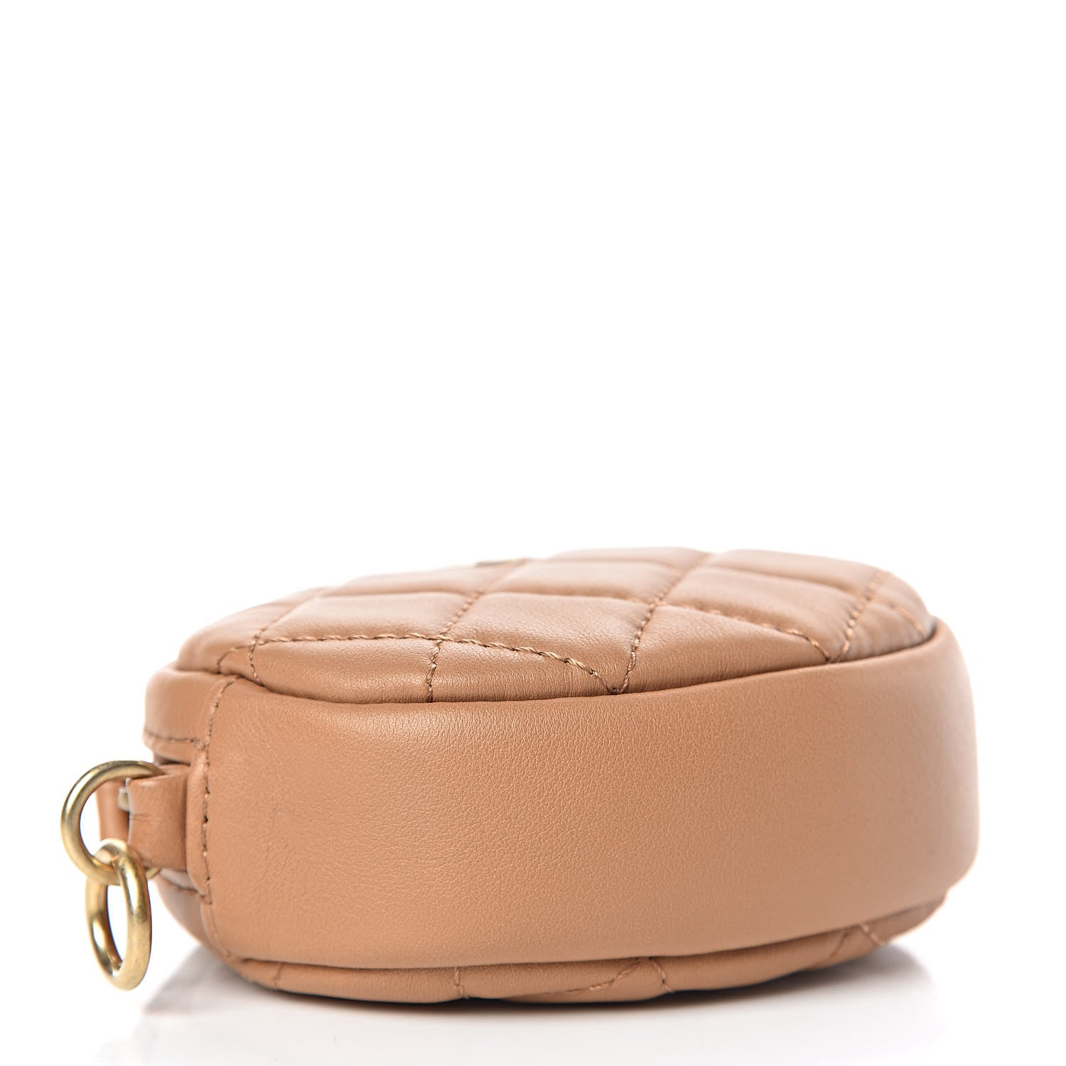 Chanel Calfskin Quilted Multi Pouching Flap And Coin Purse Beige 13 of 14