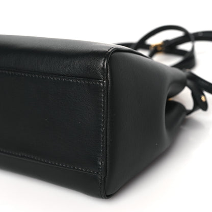 Fendi Nappa Mini Peekaboo Iconic Satchel Black 10 of 10