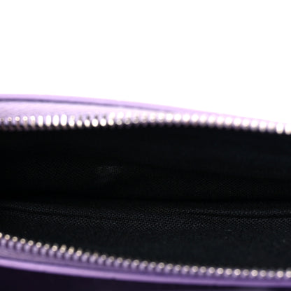 Balenciaga Shiny Calfskin Crocodile Embossed Hourglass Chain Bag Lilac 11 of 11