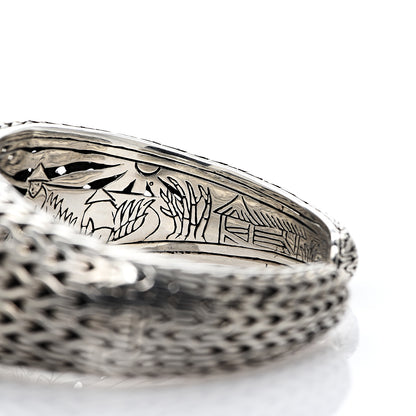 John Hardy Sterling Silver Classic Chain Cuff Bracelet 5 of 8