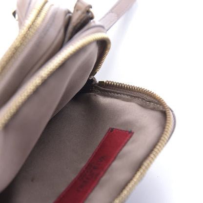 Valentino Garavani Vitello Rockstud Double Zip Compartment Clutch Wristlet Bag Poudre 8 of 12