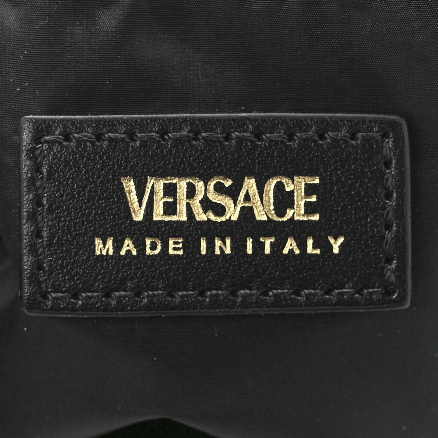 Versace Nylon Tribute Chain Crossbody Shoulder Bag Dark Pink Black 6 of 12