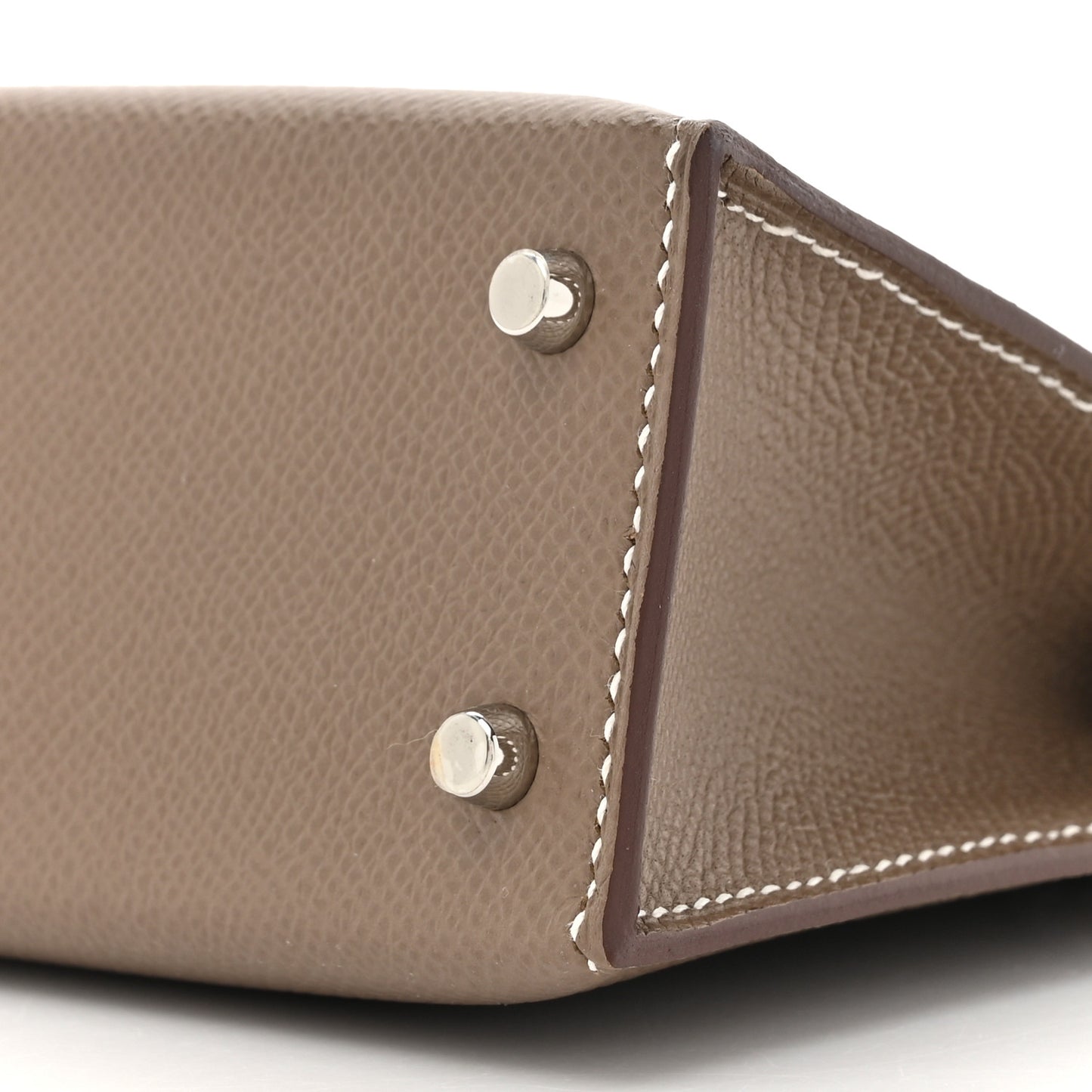 Epsom Mini Kelly Sellier 20 Etoupe