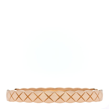 Chanel 18K Yellow Gold Coco Crush Bangle Bracelet XS 1 of 4