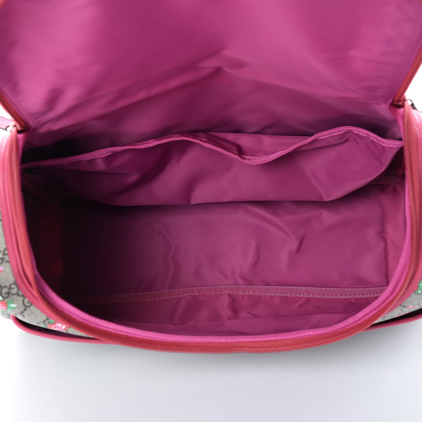 GG Supreme Monogram Rose Bud Diaper Bag Pink
