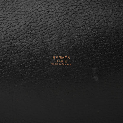 Hermes Evergrain Market Drawstring Bag 28 Black 6 of 10