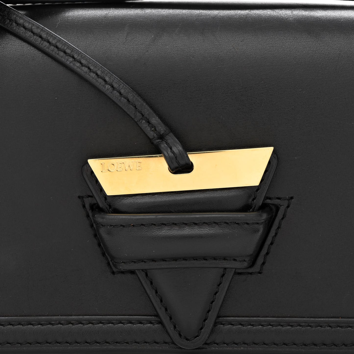 Calfskin Small Barcelona Shoulder Bag Black