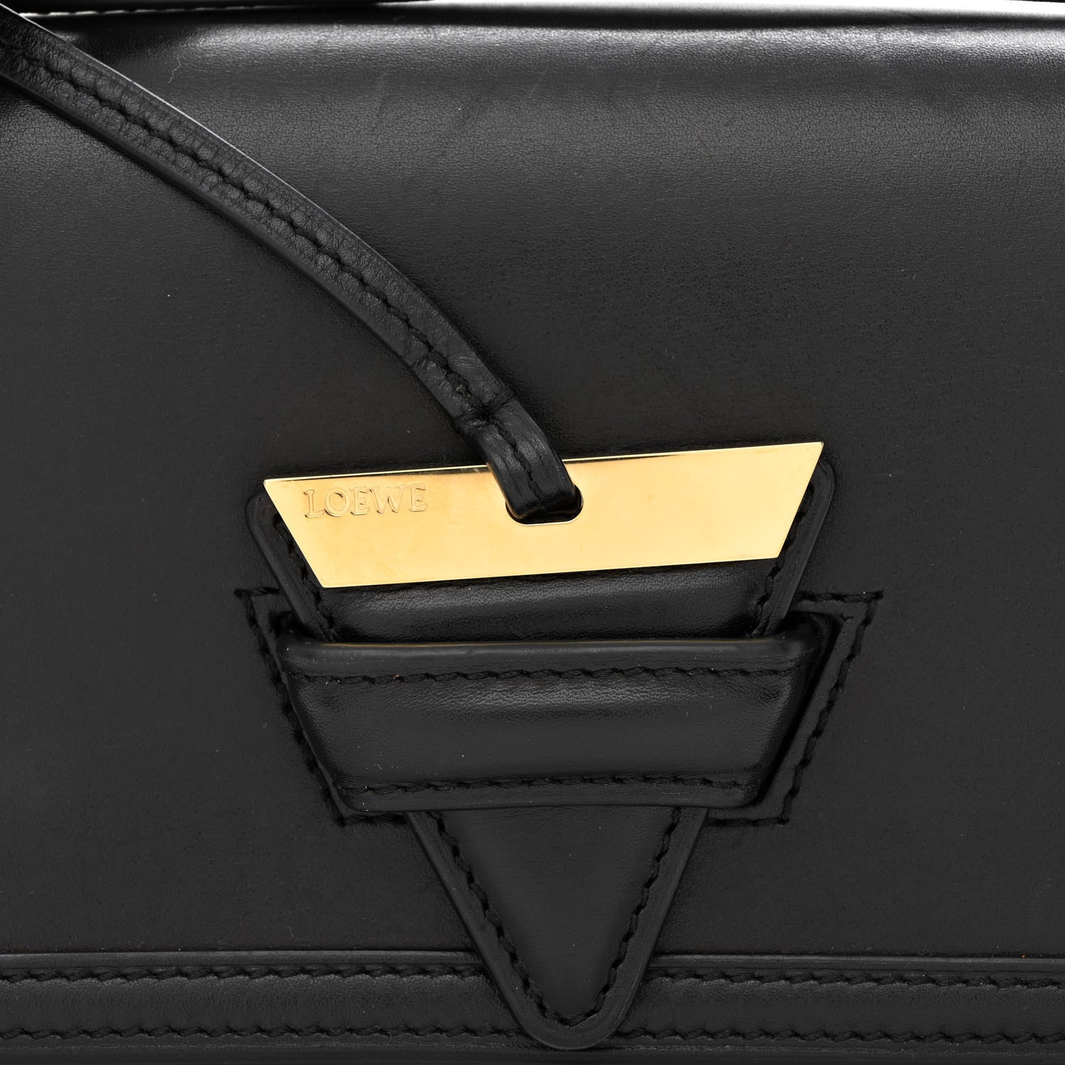 Loewe Calfskin Small Barcelona Shoulder Bag Black 8 of 15