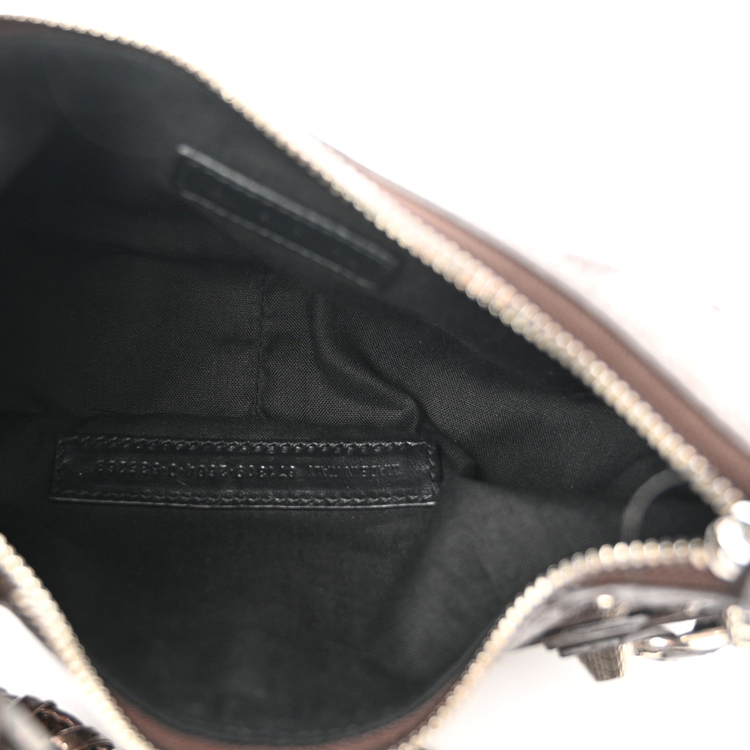 Balenciaga Metallic Agneau Arena Le Cagole Shoulder Bag XS Dark Bronze 6 of 11