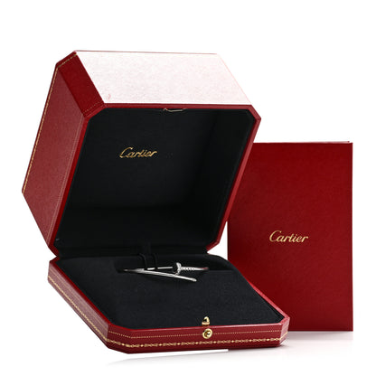 Cartier 18K White Gold Diamond Small Juste Un Clou Bracelet 16 5 of 5