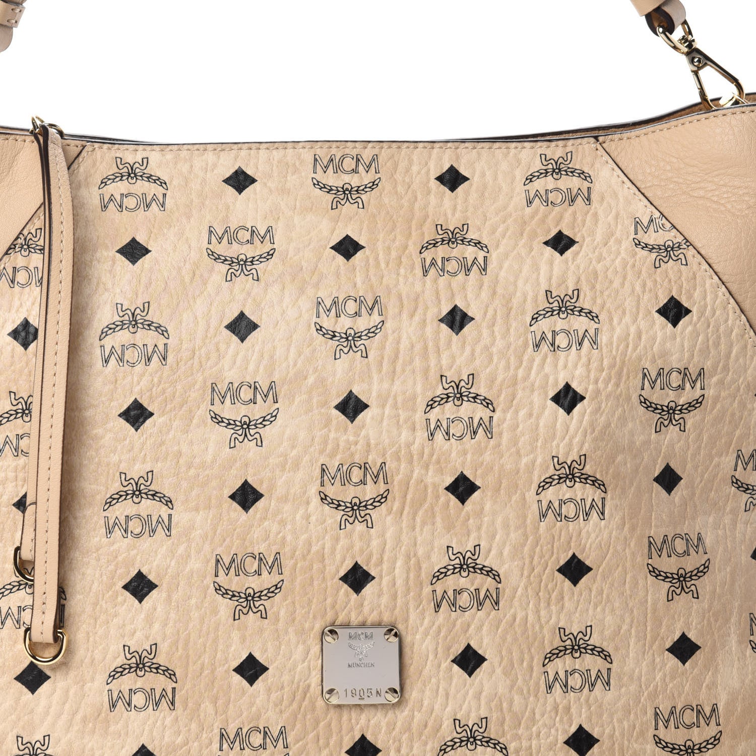 MCM Visetos Medium Klara Hobo Beige 11 of 11