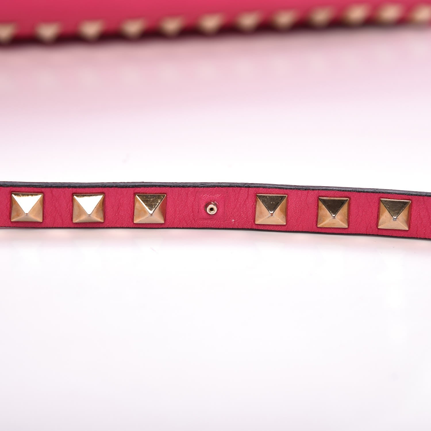 Valentino Garavani Vitello Medium Rockstud Tote Pop Fuxia 19 of 19