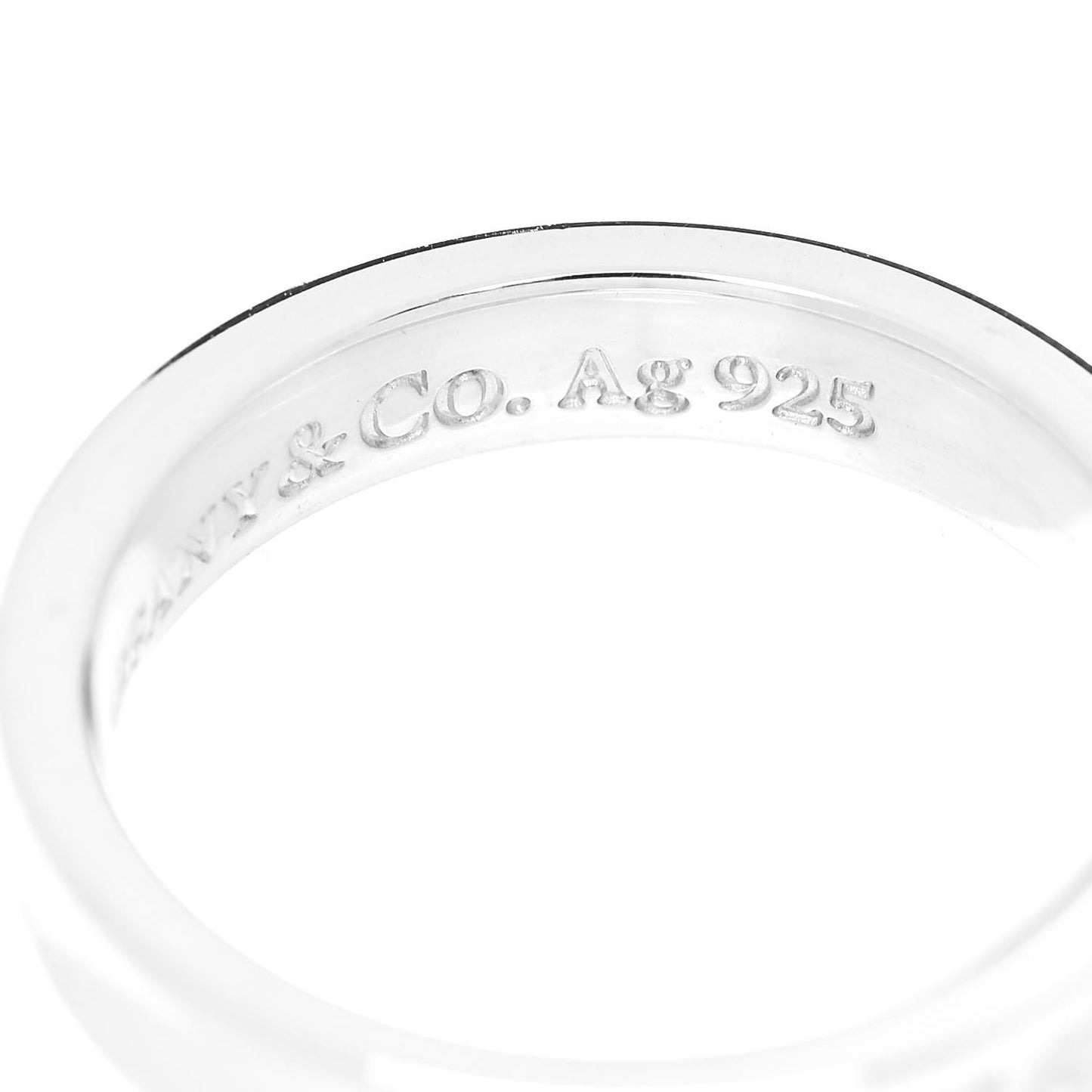 Sterling Silver Narrow 1837 Band Ring 52 6