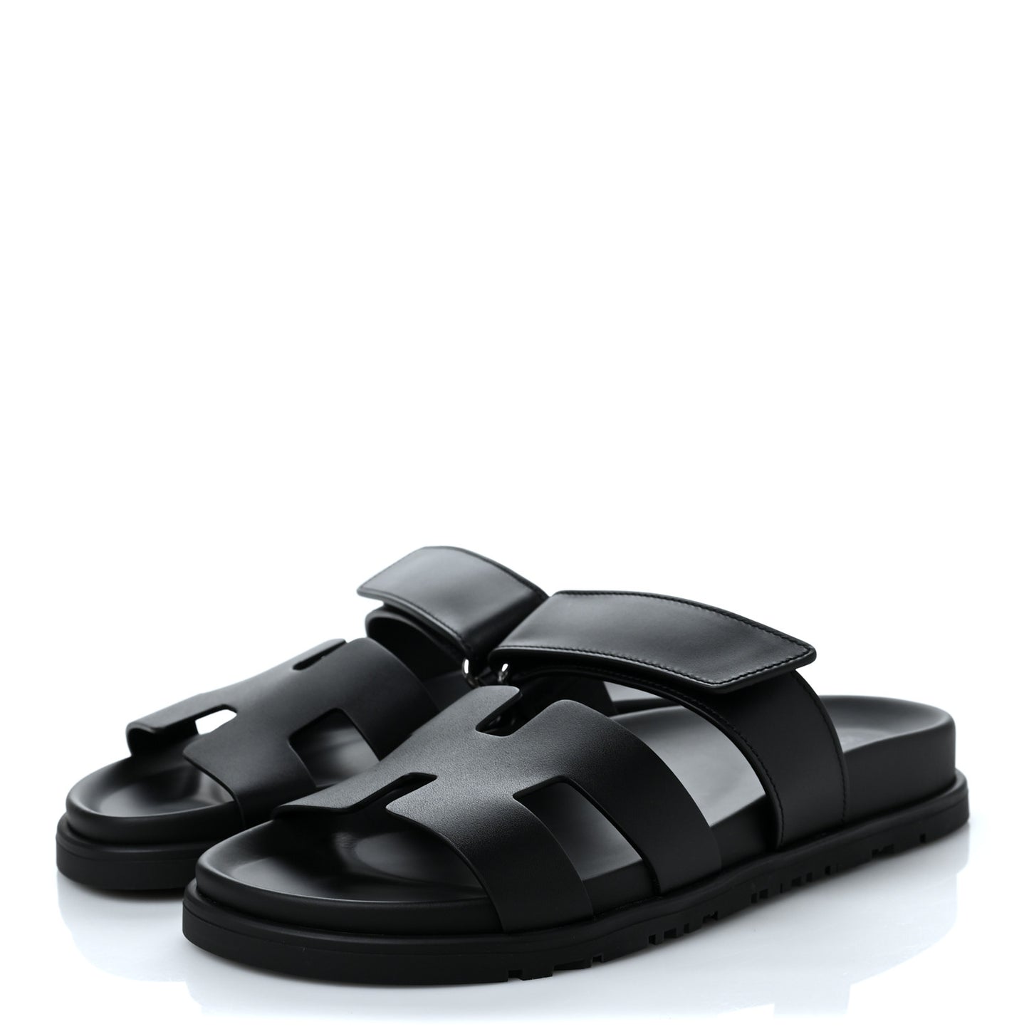 Calfskin Womens Chypre Sandals 35 Black