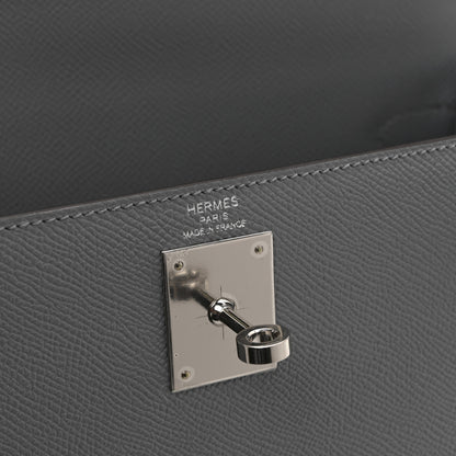Hermes Epsom Kelly Sellier 28 Gris Pantin 6 of 11