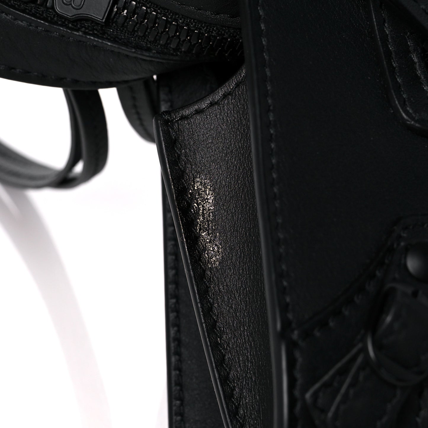 Smooth Calfskin Neo Classic Black Hardware Nano City Crossbody Black