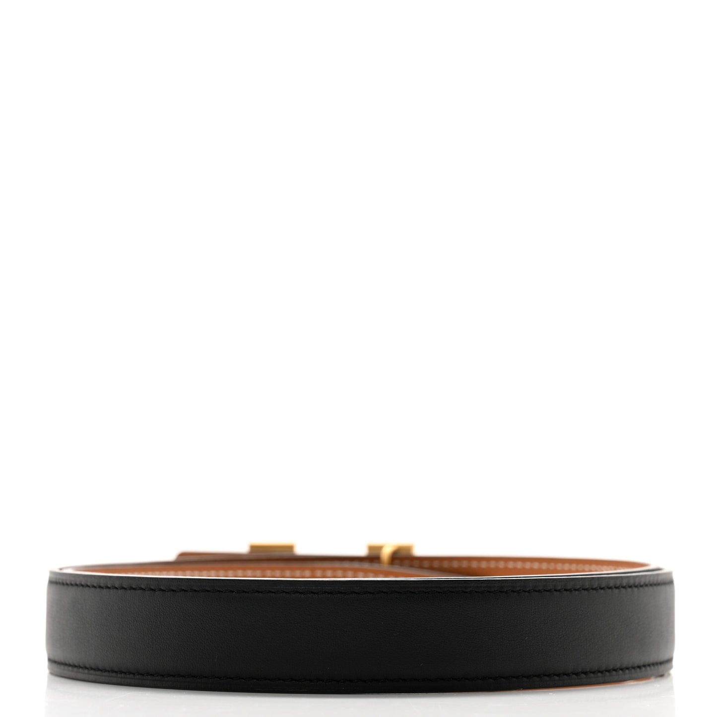 Swift Epsom 24mm Mini H Belt 90 36 Black Gold