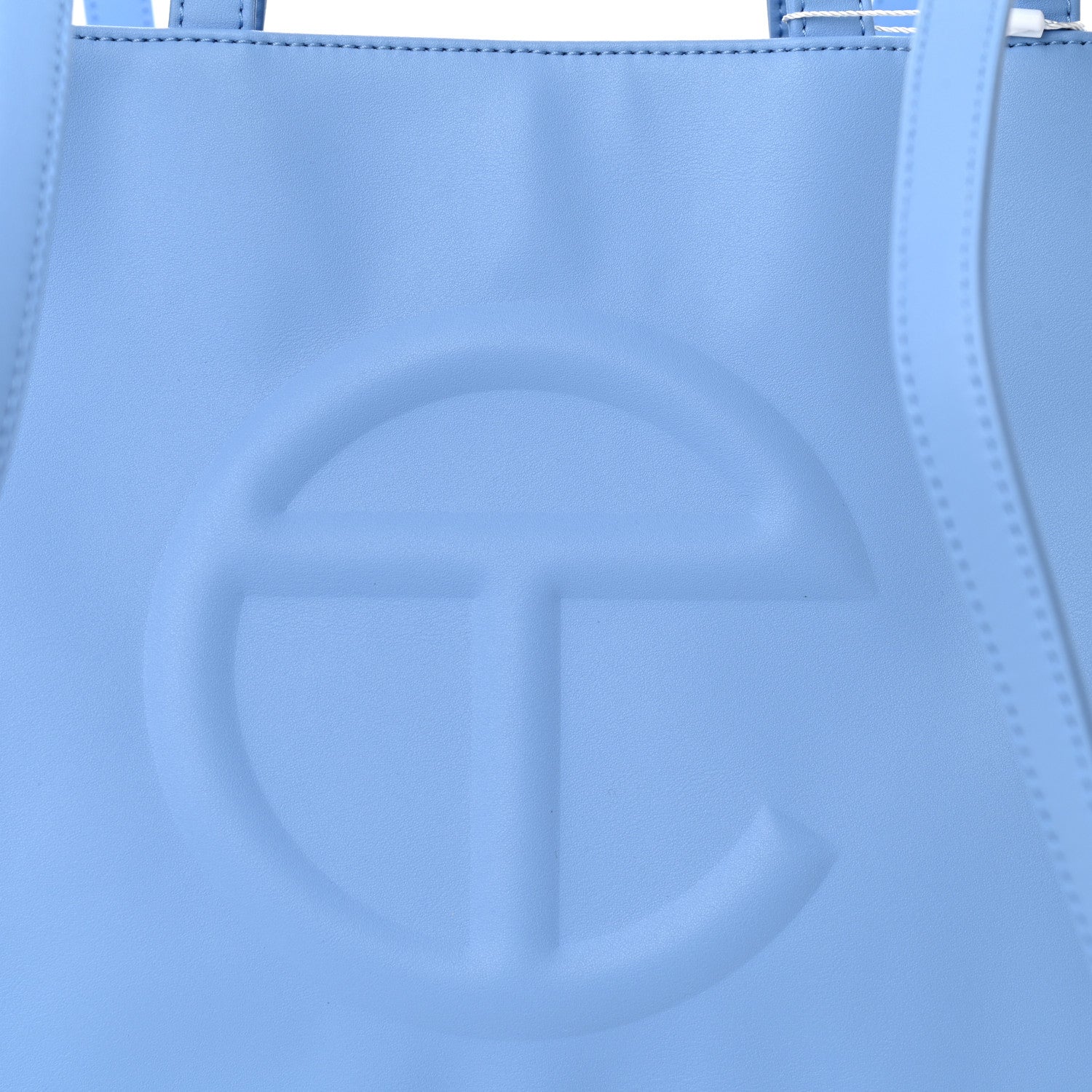 Telfar Vegan Leather Medium Shopping Bag Cerulean 7 of 9