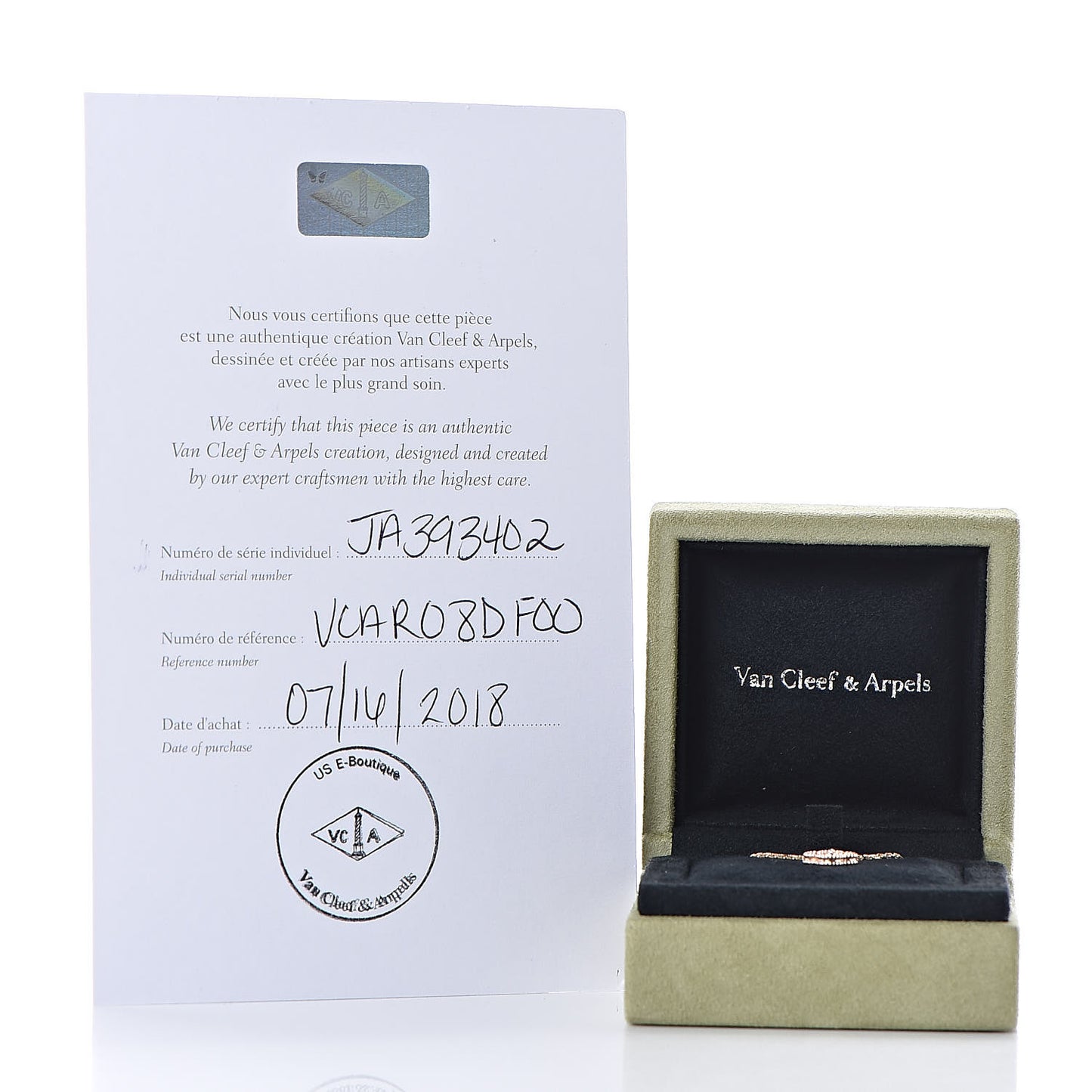 18K Rose Gold Sweet Alhambra Pendant Necklace