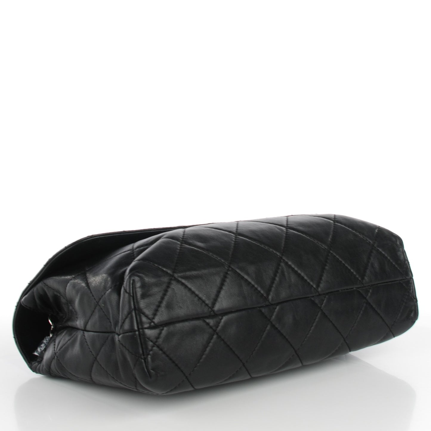 Calfskin Quilted In the Business Flap Bag Black