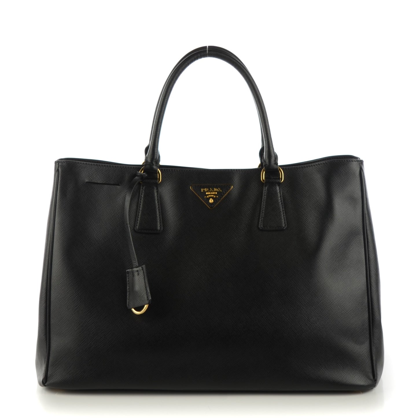 Saffiano Lux Large Tote Nero Black