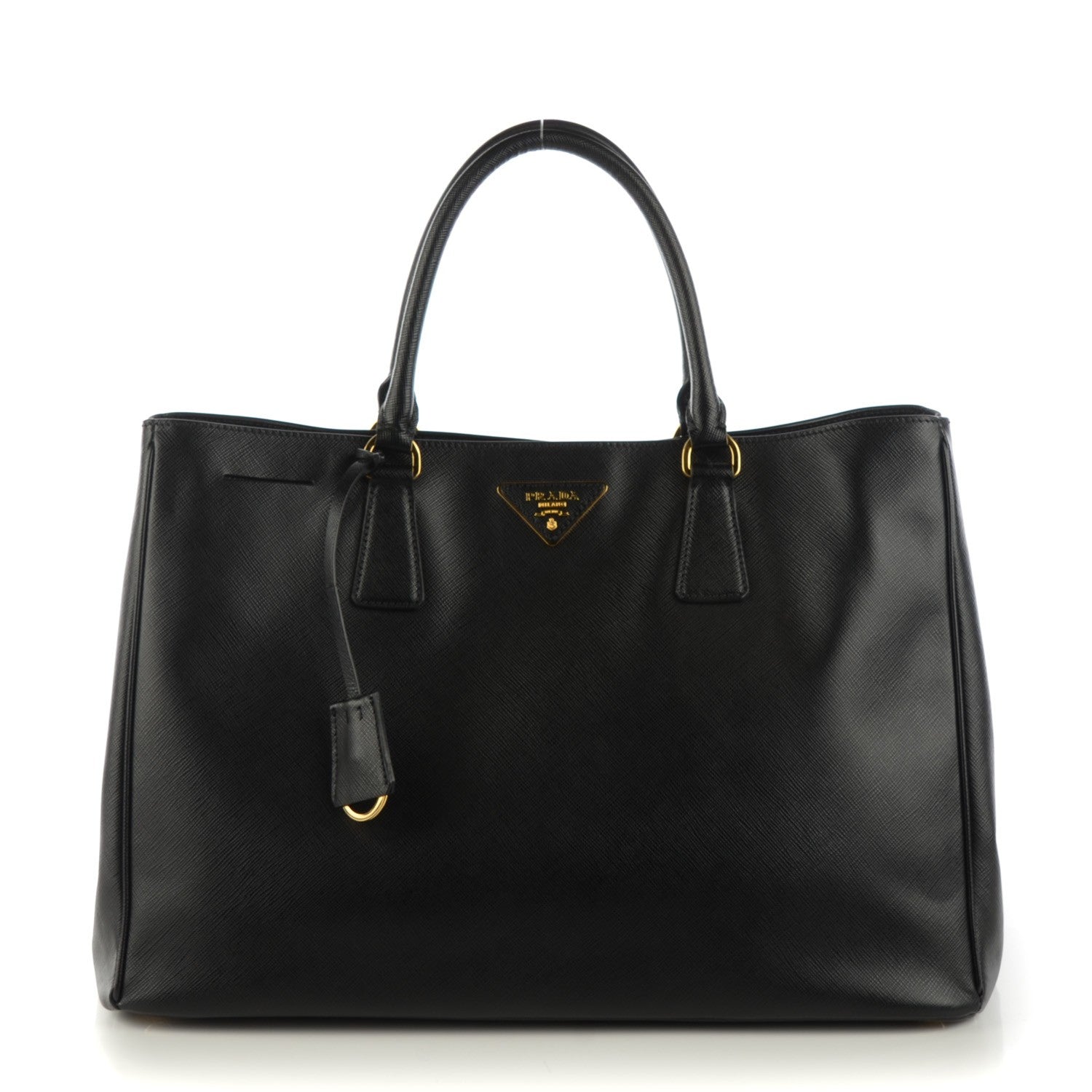 Prada Saffiano Lux Large Tote Nero Black 1 of 8