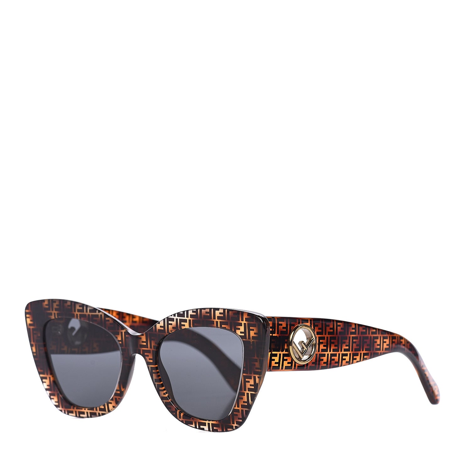 Acetate F is Fendi FF Cat Eye Sunglasses FF 0360/G/S Havana