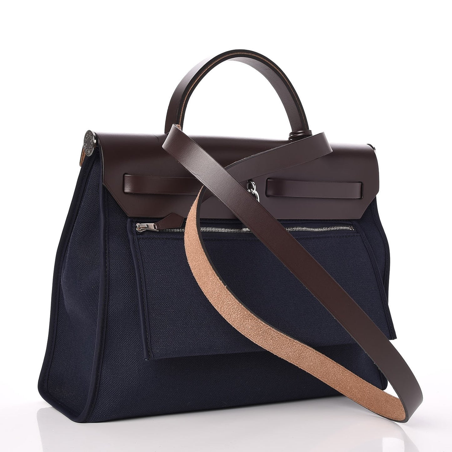 Toile Vache Hunter Herbag Zip PM 31 Bleu Marine Ebene