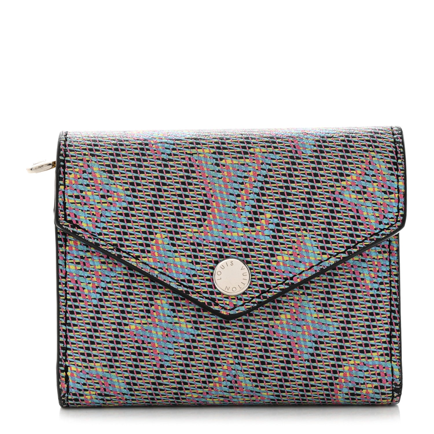 Louis Vuitton Monogram LV Pop Zoe Wallet Blue 1 of 8