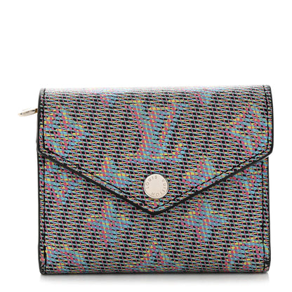 Louis Vuitton Monogram LV Pop Zoe Wallet Blue 1 of 8