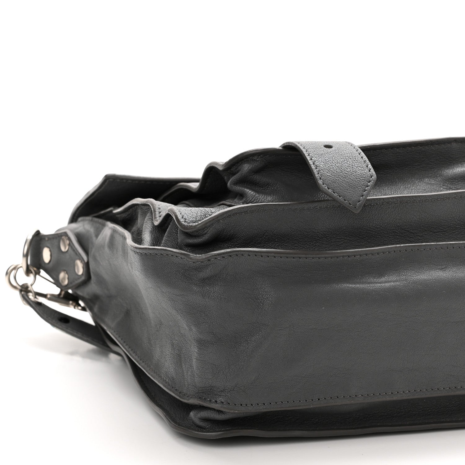 Proenza Schouler Lambskin Medium PS1 Satchel Heather Grey 10 of 11