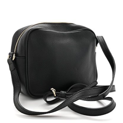 Gucci Pebbled Calfskin Small Soho Disco Bag Black 3 of 10