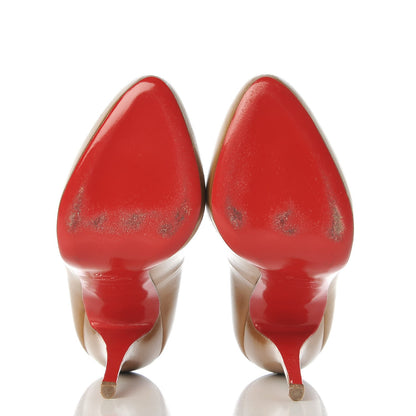 Christian Louboutin Kid Feticha 120 Pumps 40 Camel 7 of 13