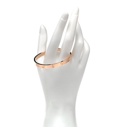 Cartier 18K Pink Gold LOVE Bracelet 17 2 of 7