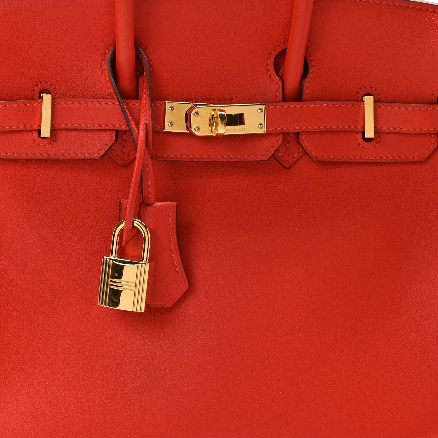 Hermes Swift Birkin 25 Rouge Tomate 8 of 13
