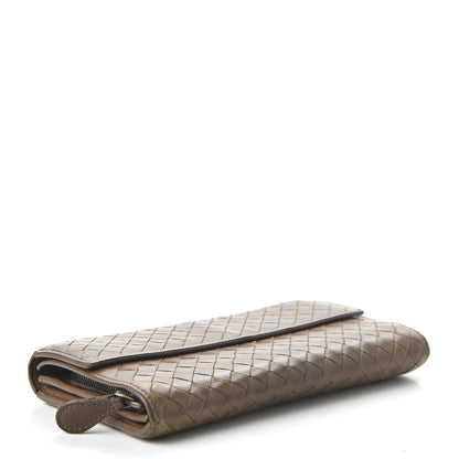 Bottega Veneta Nappa Intrecciato Continental Flap Wallet Ebano 4 of 10