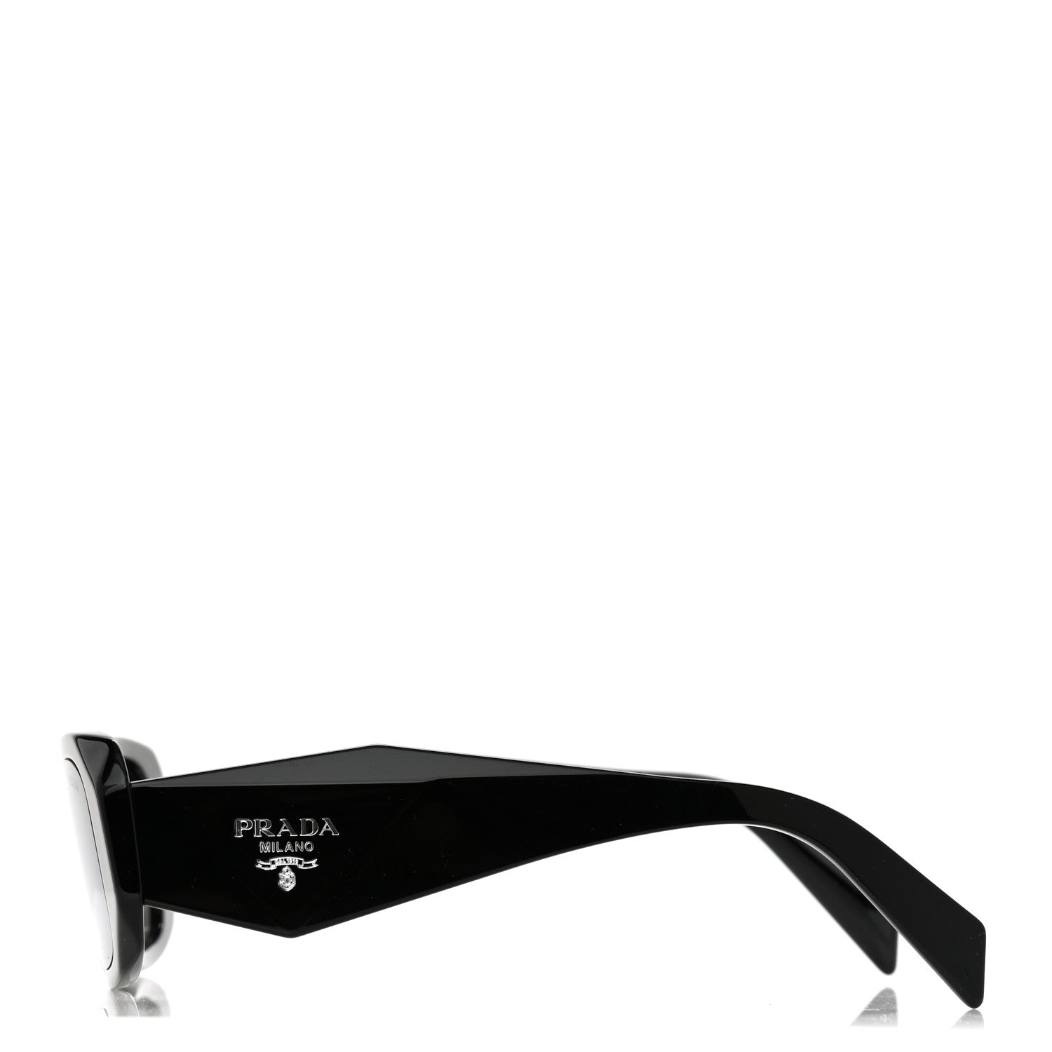 Prada Acetate Symbole Sunglasses SPR 17W Black 2 of 6