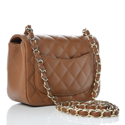 Chanel Caviar Quilted Mini Square Flap Brown 3 of 10