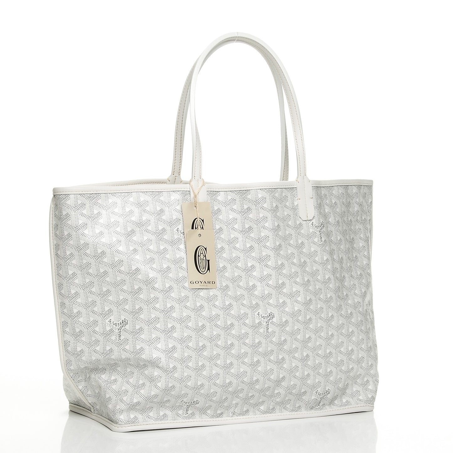 Goyardine Reversible Anjou PM White