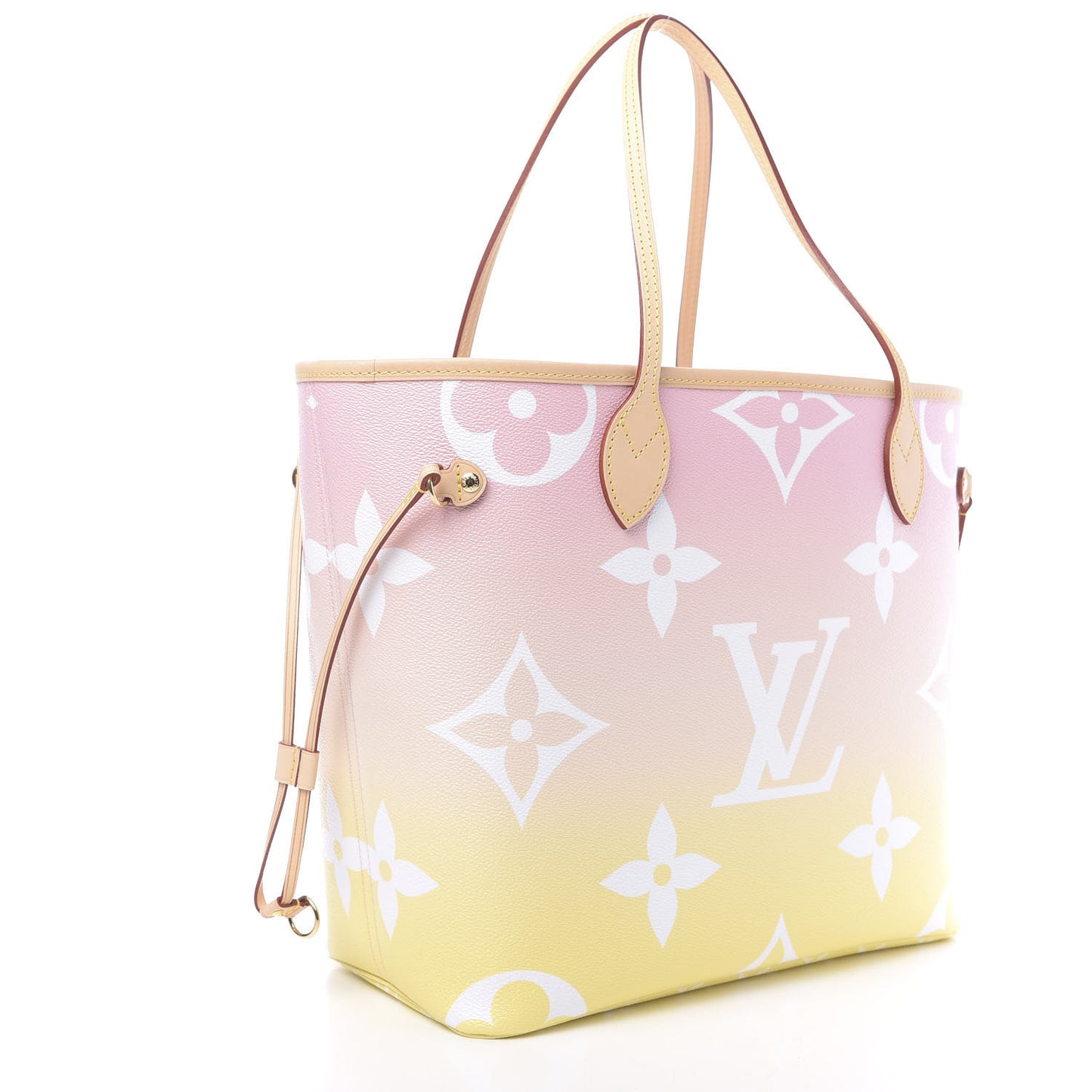 Monogram Giant By The Pool Neverfull MM Light Pink