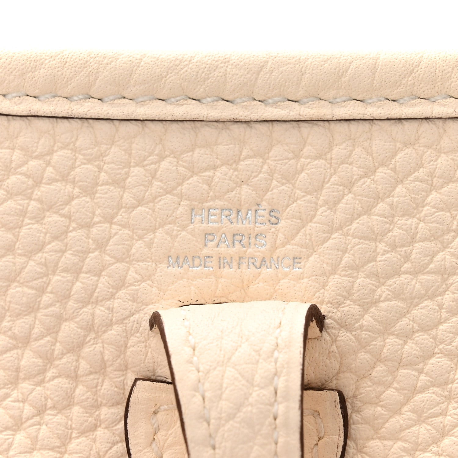 Hermes Taurillon Clemence Amazone Evelyne TPM Nata Craie 6 of 11