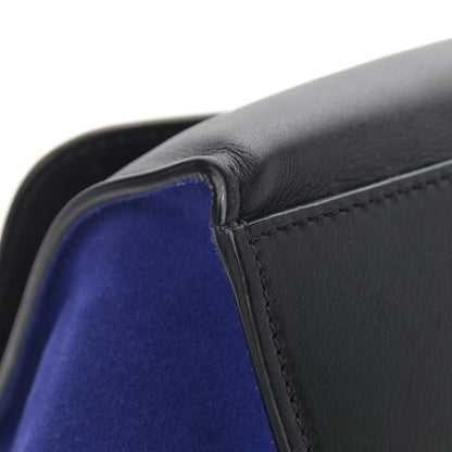 Celine Smooth Calfskin Suede Medium Tri-color Trapeze Indigo 8 of 18