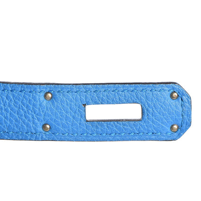Hermes Togo Verso Birkin 35 Bleu Zanzibar Malachite 19 of 37
