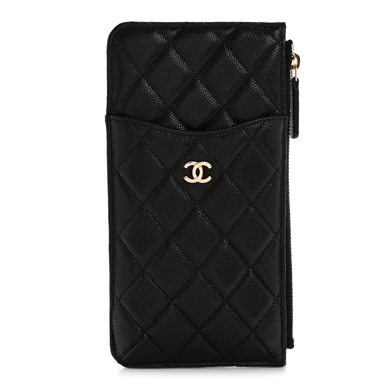 Chanel Caviar Quilted Classic iPhone Pouch Black 1 of 10