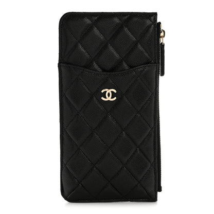 Chanel Caviar Quilted Classic iPhone Pouch Black 1 of 10