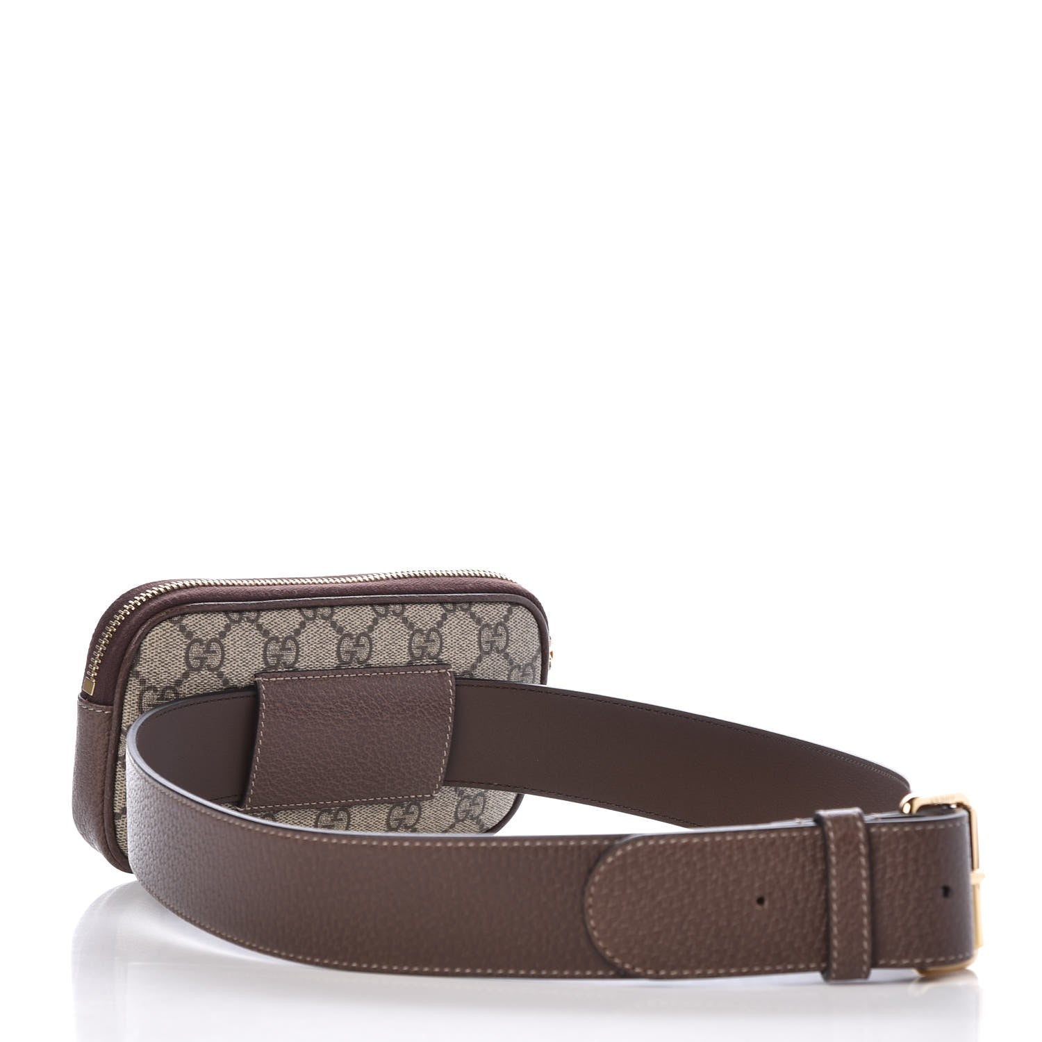 Gucci GG Supreme Monogram Ophidia Belted iPhone Case 85 34 Dark Brown 3 of 8